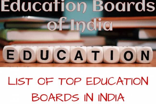 List Of Top Education Boards In India